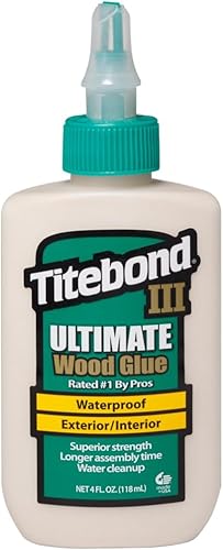 Titebond III Pegamento de madera de 4 onzas Titebond III Pegamento de madera de 4 onzas