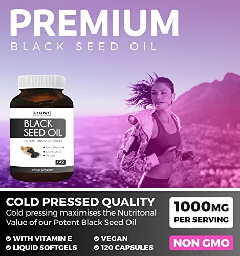 Save $4 (11% Off) - Adrenal Power Pack - Adrenal Support & Cortisol Manager (Non-Gmo) Balance Cortisol & Stress & Black Seed Oil (Non-Gmo & Vegan) 100% Premium Cold-Pressed Black Cumin Seed Oil #TOP4