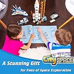 WishaLife-City-Space-Shuttle-Rocket-Launch-Center-Building-Kit-Includes-Transport-Truck-Launch-Console-Satellite-Mars-Exploration-Inspired-STEM-Toy-for-Kids-Boys-Girls-Aged-6-and-up-1091-Pieces