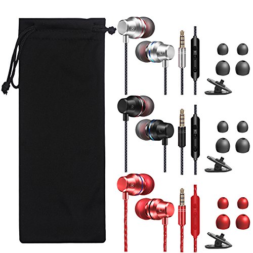 YuCool Auricolari con auricolari in-ear da 3