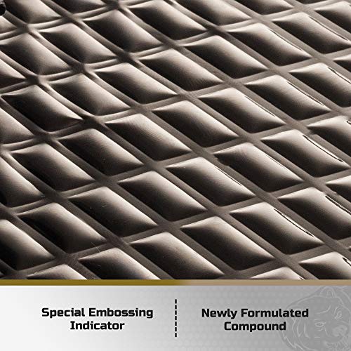 Siless Black 80 mil 18 sqft Sound Deadening mat - Sound Deadener Mat - Car Sound Dampening Material - Sound dampener - Sound deadening Material Sound Insulation - Car Sound deadening (Black) - Thumbnail 4
