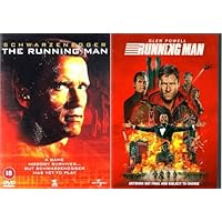 The Running Man 2-Film Collection DVD - The Running Man 1987 DVD / The Running Man 2025 DVD - The Running Man 2 Movie DVD Collection