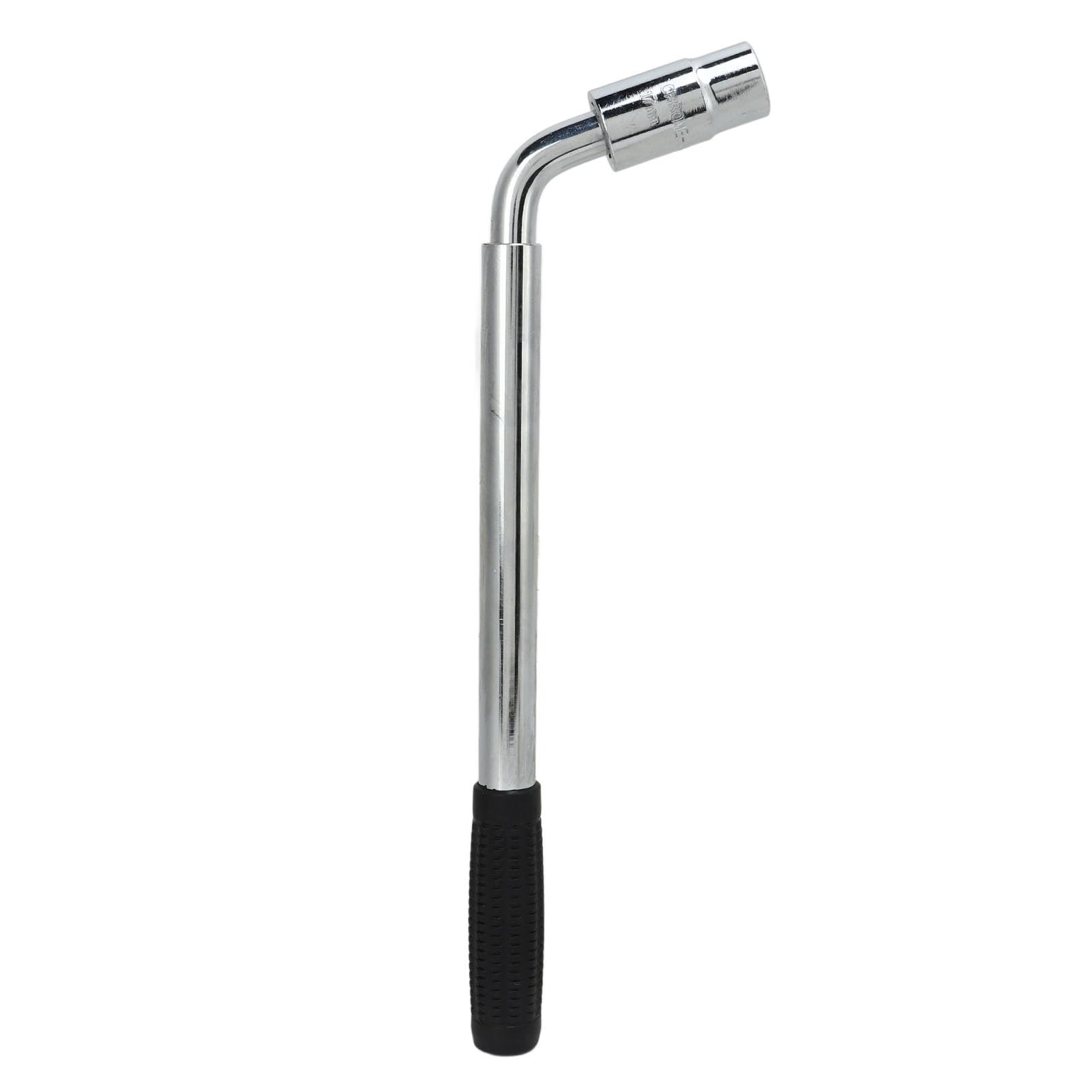 Wysuwany klucz oczkowy z 2 nasadkami 17 mm 19 mm 21 mm 23 mm, teleskopowy klucz do kół, uniwersalny klucz do nakrętek oczkowych ze stali CR-V do wymiany opon samochodów