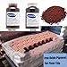 ninesung 3 Colors Iron Oxide Powder, Black,Brown,Wine Red Concrete Pigment Powder, Grout Colorant, Color Dye for Cement Clay Wood Stain Putty Epoxy Resin - 4 Ounces