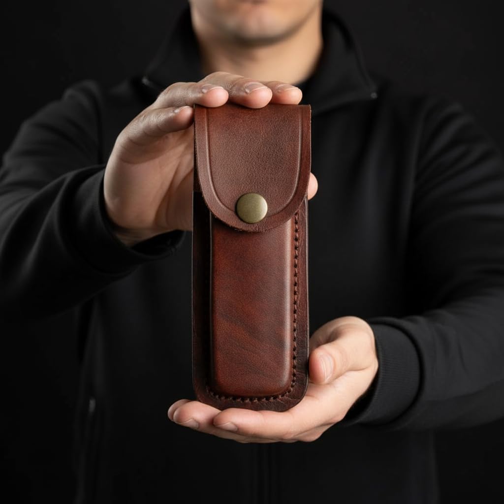 Pakistan PA33235 Cuchillo de hoja fija unisex – Adulto, marrón, talla única