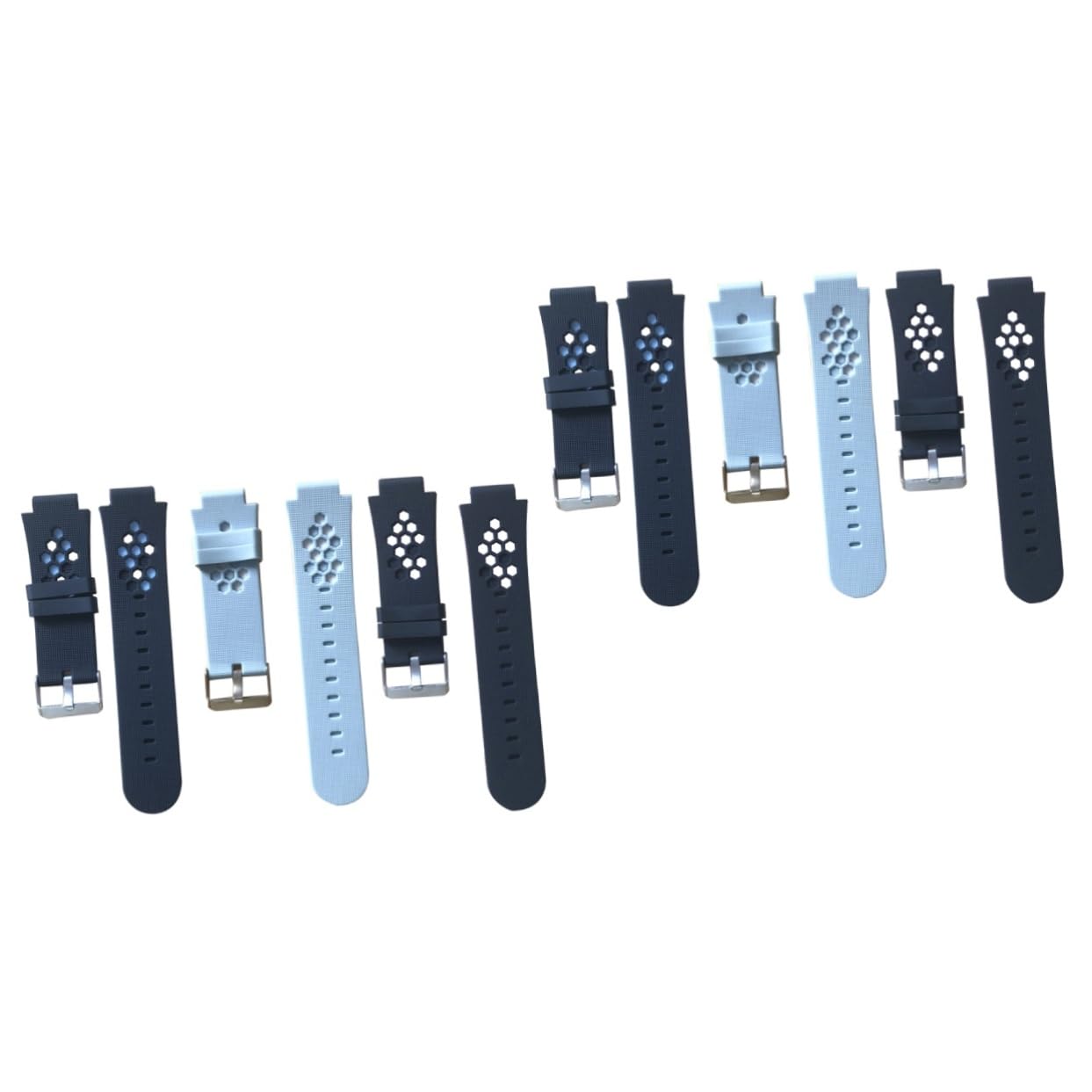 jojofuny 2sets Boys Children's Watchband Silicone Watch Strap Kids Phone Watch 3pcs*2