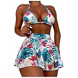 ✔ ✿ – Traje de baño para mujer, vestido largo de baño, traje de baño para mujer 80e, traje de baño para mujer de la talla 54, traje de baño para mujer, traje de baño para mujeres, traje de baño UV, talla 50, traje de baño de 75 g, traje de baño con escote profundo. Bikini grande Traje de baño deportivo de talla 50, tankini para mujer con aros para el vientre, traje de baño para mujer, talla 52, traje de baño para dar forma al traje de baño para mujer con aros