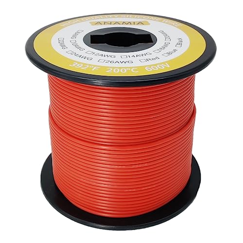 Fil de silicone résistant à 200 °C, câble souple 18 AWG en cuivre tressé pour modèle réduit