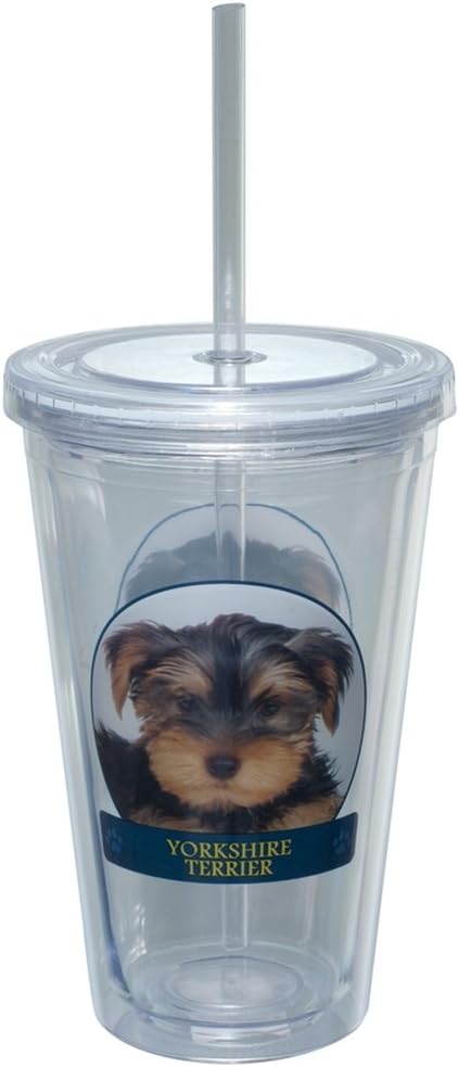 Little Gifts 16-Ounce Drink Cup, Yorkie
