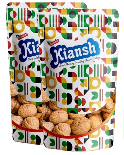 Image of Kiansh Walnuts /Akhrot (Kiansh Kashmiri Sabut Walnuts, 400g)