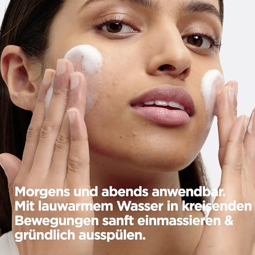 Mixa Anti-Unreinheiten Comfort Cleanser, Für zu Akne neigende und sensible Haut, Glättet das Erscheinungsbild der Poren, Mit Salicylsäure und Squalan, Geeignet für Gesicht & Hals, Hypoallergen, 150 ml