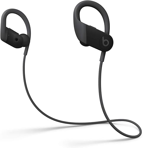 Powerbeats - Auriculares inalámbricos Bluetooth de alto rendimiento, color negro, MWNV2LLA (renovado)