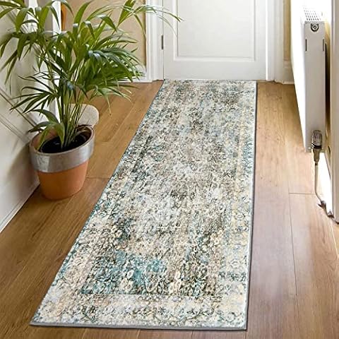 SHACOS Alfombra Pasillo Vintage Pelo Corto Cover