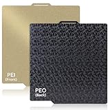 EFUTURETIME Plateforme pour Imprimante 3D 257x257 mm, Double Face PEO+PEI, Hot Bed en Acie...