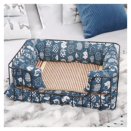 Letto Per Gatti, Con Rete Rimovibile, Fondo Antiscivolo E Impermeabile, Letti Per Gatti Per Interni In Liquidazione Per Animali Fino A 25 Lb, Gabbia Per Gatti E Cani Autoportante ( Color : Bkack , Siz