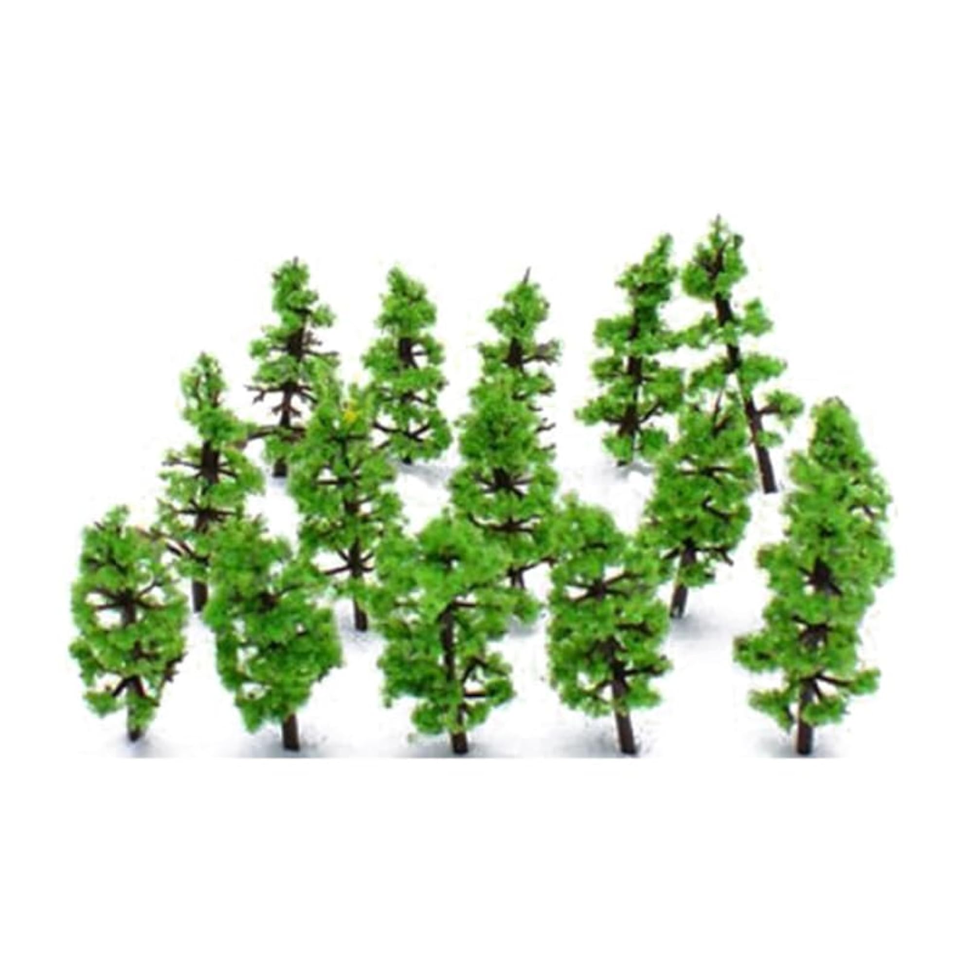 100pcs Model Trees Figures for Crafts and Train Scenery