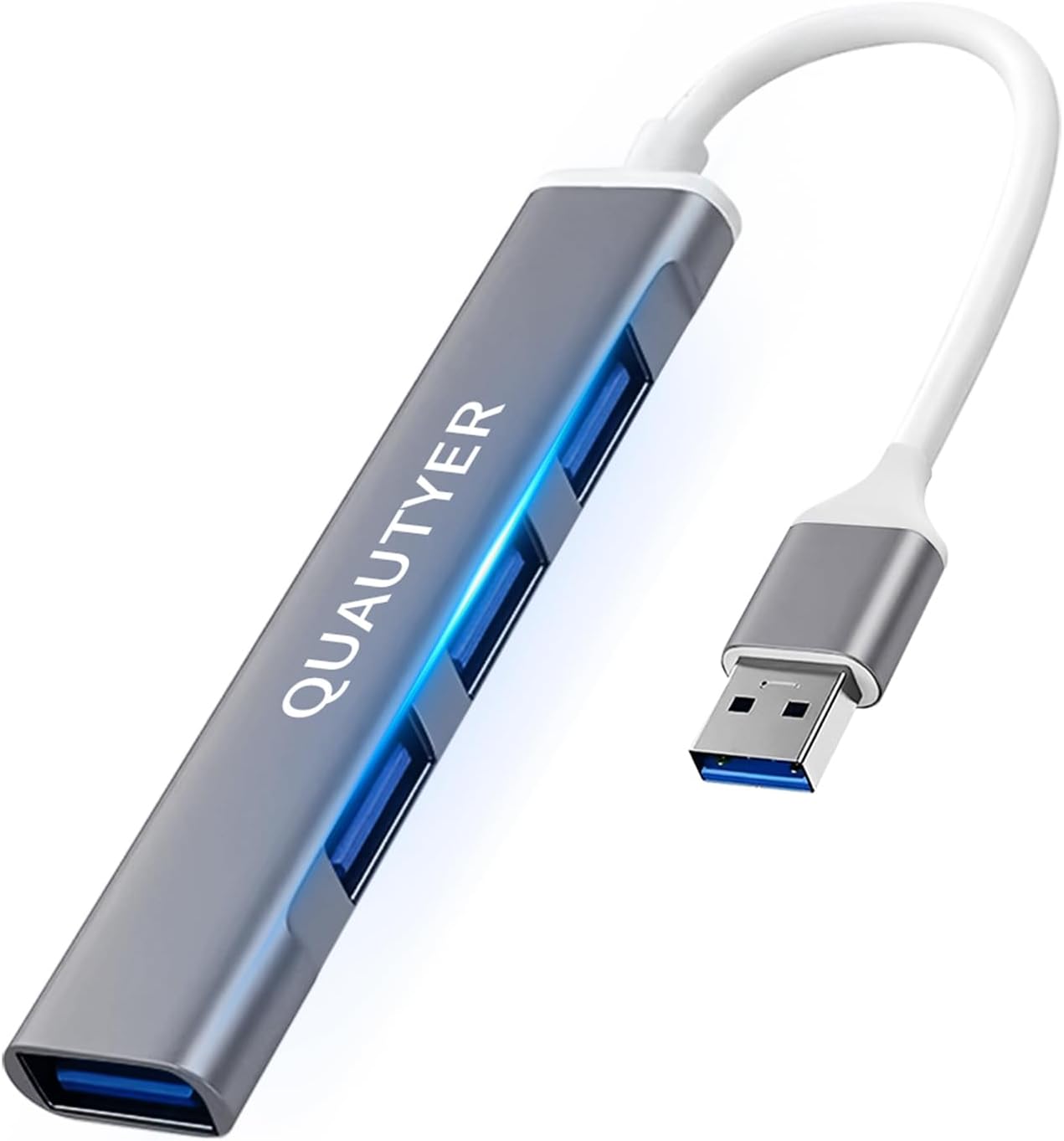 Amazon.com: WONKEGONKE USB Hub Port Splitter: USB Port Expander - USB 3 ...