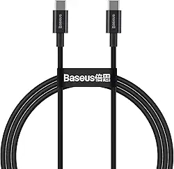 Cabo Turbo Usb-c P/ Usb-c Baseus Superior Series 100w 1m