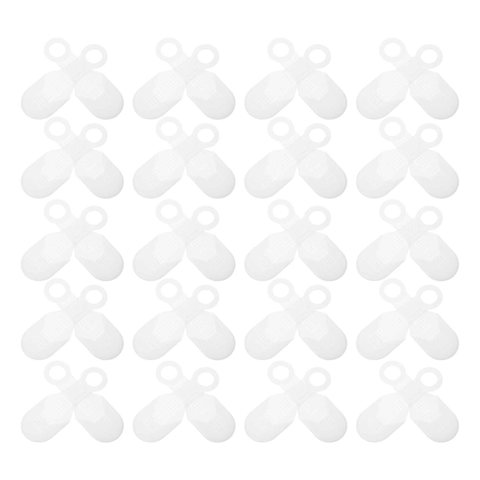 Bandes antidérapantes silicone pour cintres pour stopper la chute des habits sur portant maison