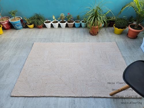 Image of Soft Pure Woolen Modern Collection Tufted Carpet for Living Room,Bedroom'Kitchen and Hall (4 X 6) Feet