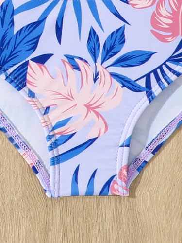 Kids Girls 3-Piece Beach Bathing Suit Swimsuit Tankini Swim Tops and Bottom Set with Cover Up Tulle Outerwear4