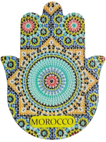 Aimant de réfrigérateur Maroc Souvenir touristique 3D Aimant décoratif Artisanat