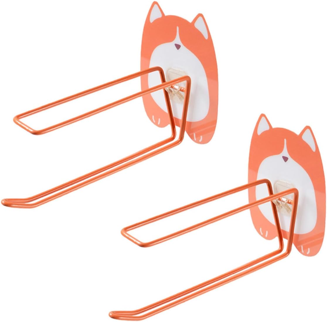 Homoyoyo 2pcs Hanger Storage Rack Hanger Metal Hanger Closet Hanger Organizer Clothes Hanger Stacker Metal s Hooks Metal Coat Hanger Coat Hanger Storage Hook Plastic No Punching Shelf