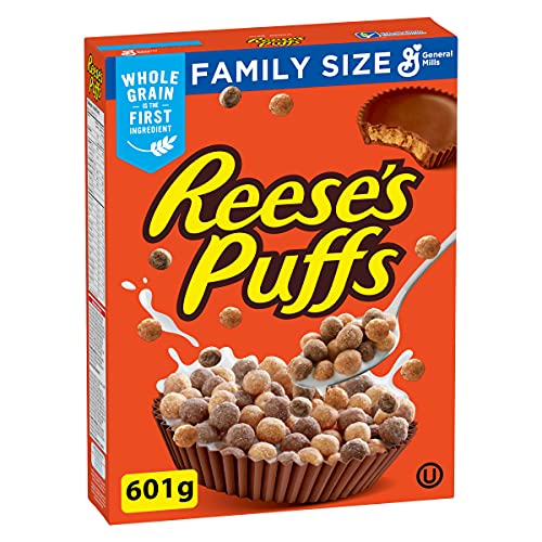 Reese Puffs Chocolate Peanut Butter Cereal 601g/21.2oz Imported from Canada - //coolthings.us