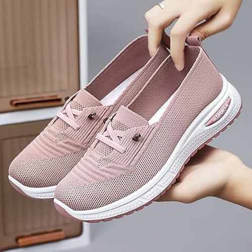Orthopedic Shoes for Women 2025 Wide Width Closed Toe Comfortable Breathable Walking Shoe Slip On Lightweight Sneakers3