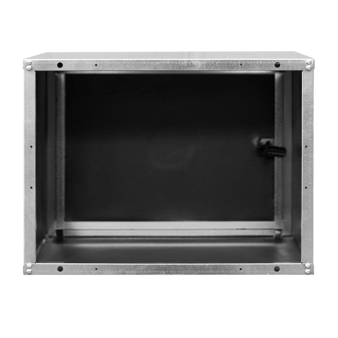 Cassetta Coibentata per Contatore Acqua in Lamiera Zincata – Spessore 6/10 – Dimensioni 50x60x25cm – Dotata di chiave