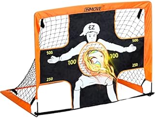 ezmove Football Goal Portable Football Net Goals Post for Kids Garden Training Equipment Gifts, Boys Indoor Outdoor Toys80 * 120 * 80cm