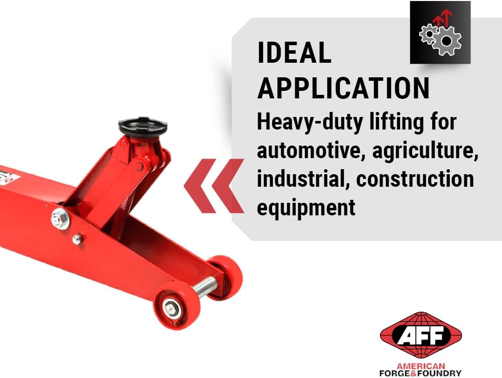 AFF Service Floor Jack - Heavy Duty Hydraulic Truck Jack - Long Chassis (Multiple Weight Capacities & Operations)