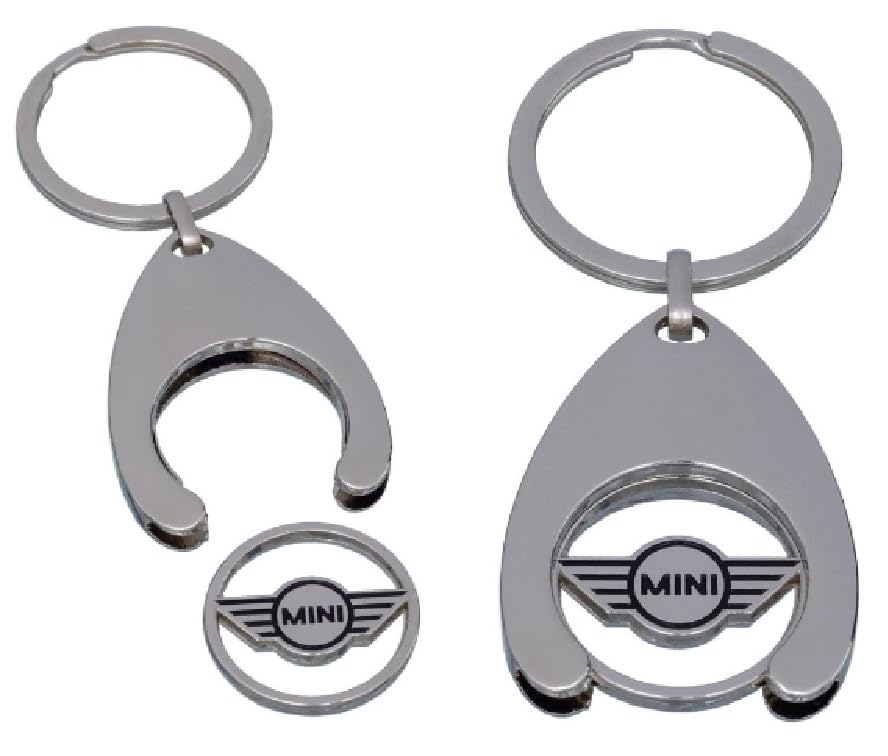 MINI Eleganter Schlüsselanhänger Einkaufswagenchip Geschenkidee Keyring Einkaufschip