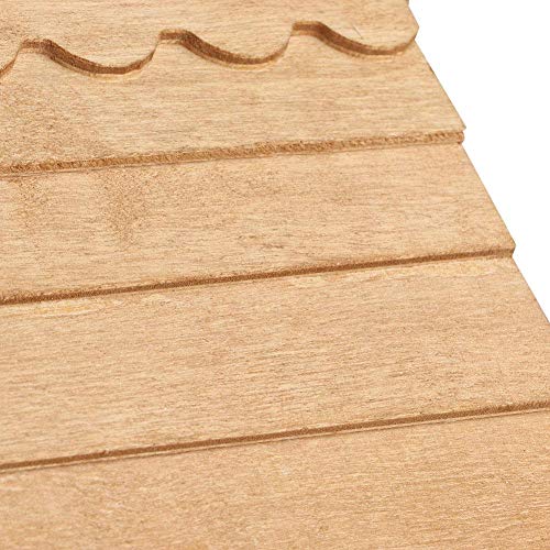 Huangxing - Wood Decorative Birdhouse,Candlenut Wooden Moisture-Proof Hanging Decorative Birdhouse For Dove Finch Wren Robin Sparrow Hummingbird For Outside Garden Patio Decorative #TOP5
