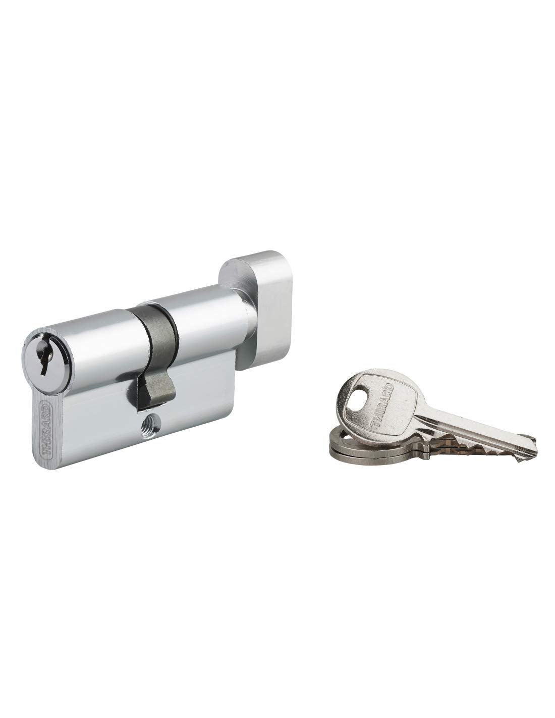 THIRARD - CYLINDRE PROFILE ECO 30 x 30 mm bouton nickelé
