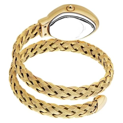 Image of Gold Jewellery Style Watch for Women | Fashion Bangle Analog Wrist Watch