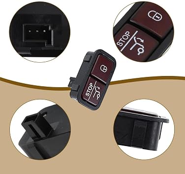 Tailgate Trunk Release Switch, Replace 2128210551, Compatible with Mercedes-Benz ML350 W212 X253 W166, 3 Pins, 1 pc