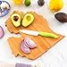 Totally Bamboo Destination Michigan Mitten State Shaped Cutting Board, Charcuterie and Cheese Serving Board – Michigan Gift for Home Décor or Everyday Kitchen Use