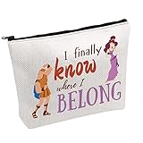 FOTAP Hercules Classic Movie Gift Hercules Couple Lover Gift Hercules And Megara Inspired Cosmetic Bag Magic Kingdom Gift (Know BELONG)