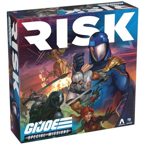 Renegade Games: Risk G.I. Joe: Special Missions - Strategy & Dominance Board Game, Familiar Environment in New Direction, Ages 14+, 2-4 Players