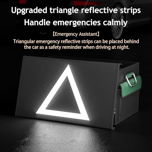 Boîte de rangement pliable de voiture avec compartiment aliments chauds et poignées