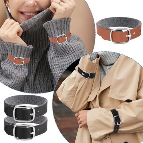 Image of 10 PCS Leather Luggage Tag Straps, Cowhide Luggage Tag Loops Replacement Belts with Metal Buckle Genuine Leather Luggage Tag Loops Leather for Suitcase Travel Secure Storage Card Pass Holder