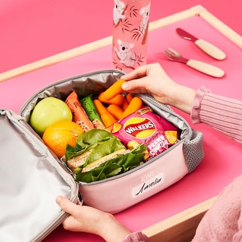 ION8 Premium Lunch-Tasche, 3-Seitiger Reißverschluss, Flaschen-Netztasche, Namensschild, Lebensmittelechte Isolierung, Abwischbar… – Ansicht 5