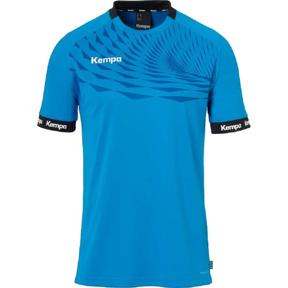 Kempa Wave 26 Shirt Shirt para Hombres y niños - Camiseta Manga Corta Camiseta Deportiva Ropa Funcional Balonmano Gimnasio Jogging Running Jersey Hombre