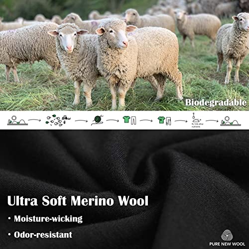 Calentador cuello lana merino bufanda suave antiirritación y viento 2