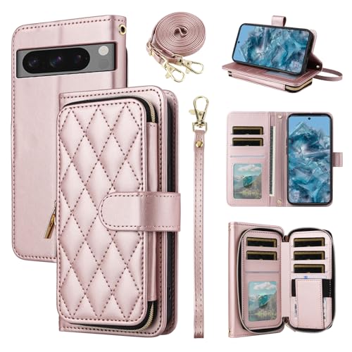 Housse Pixel 8 Pro rose : finies les poches pleines avec ses 9 rangements