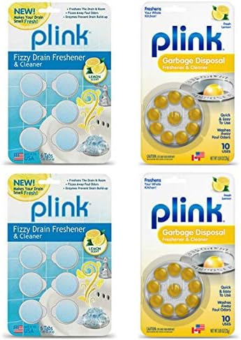 Plink Limpiador y Frescante para Drenajes 4 Unidades