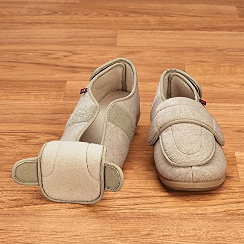 Fox Valley Traders Silver StepsTM Adjustable Edema Slippers4