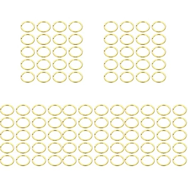 Ciieeo Nyckelring För Handleden Stolpfäste Kamera 100 St Guldpl?terade Guldnyckelring Metall Nyckelringar Platta Nyckelringar 25Mm J?rn Skolryggsäck Flicka Led Nyckelring I Metall