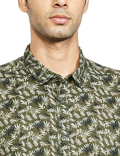 Image of Marks & Spencer Men's Regular (Shirt Khaki Mix 3XL)